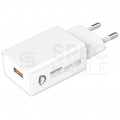 Ładowarka sieciowa 1x USB A (5V / 2,4A) DENMEN