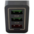 Ładowarka sieciowa 3x USB A (5V / 2,1A) Quick Charge 3.0