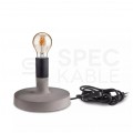 Lampa dekoracyjna biurkowa, stołowa z betonu E27 max 60W IP20 V-TAC VT-7171