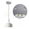 Lampa dekoracyjna wisząca aluminiowa biała regulowany kąt 1,2m E14 max 60W IP20 V-TAC VT-7100