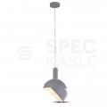 Lampa dekoracyjna wisząca aluminiowa szara regulowany kąt 1,2m E14 max 60W IP20 V-TAC VT-7100