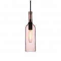 Lampa dekoracyjna wisząca butelka różowa 1m E14 max 60W IP20 V-TAC VT-7558