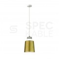 Lampa dekoracyjna wisząca LED 7W 400lm 3000K IP20 fi:120mm dł:1220mm akryl złoty barwa WW biała ciepła V-TAC VT-7333-G
