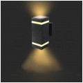 Lampa elewacyjna, kinkiet dwukierunkowy ogrodowy kwadrat 2xE27 IP44 V-TAC VT-968