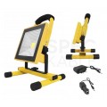 Lampa robocza akumulatorowa LED 20W 6000K przenośna, halogen warsztatowy IP44 SLIM