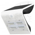 Lampa ścienna, elewacyjna solarna LED 3W 400lm 3000-4000K IP44 biały barwa WW lub NW biała ciepła lub neutralna V-TAC VT-768