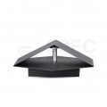 Lampa ścienna, kinkiet 120st LED 3W 300lm 3000K czarny barwa WW biała ciepła IP20 V-TAC VT-803-B