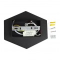 Lampa ścienna, kinkiet 120st LED 3W 300lm 3000K czarny barwa WW biała ciepła IP20 V-TAC VT-803-B