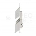 Lampa ścienna, kinkiet 360st LED 9W 990lm 4000K biała barwa NW biała neutralna IP65 V-TAC VT-709-W