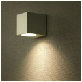 Lampa ścienna, kinkiet kwadrat GU10 max 35W biały IP44 V-TAC VT-7651SQ