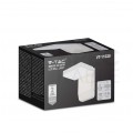 Lampa ścienna kwadratowa, kinkiet 350st LED 17W 2580lm 4000K biały barwa NW biała neutralna IP65 V-TAC VT-11020-SQ-W