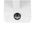 Lampa ścienna okrągła, kinkiet 350st LED 17W 2520lm 3000K biały z czujnikiem ruchu barwa WW biała ciepła IP65 V-TAC VT-11020S-RD-W