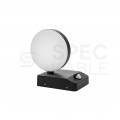 Lampa ścienna okrągła, kinkiet 350st LED 17W 2520lm 3000K czarny z czujnikiem ruchu barwa WW biała ciepła IP65 V-TAC VT-11020S-RD-B