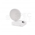 Lampa ścienna okrągła, kinkiet 350st LED 17W 2520lm 4000K biały z czujnikiem ruchu barwa NW biała neutralna IP65 V-TAC VT-11020S-RD-W
