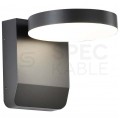 Lampa ścienna okrągła, kinkiet 350st LED 17W 2520lm 4000K czarny barwa NW biała neutralna IP65 V-TAC VT-11020-RD-B