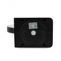 Lampa ścienna okrągła, kinkiet 350st LED 17W 2520lm 4000K czarny barwa NW biała neutralna IP65 V-TAC VT-11020-RD-B