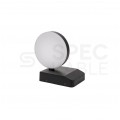 Lampa ścienna okrągła, kinkiet 350st LED 17W 2520lm 4000K czarny barwa NW biała neutralna IP65 V-TAC VT-11020-RD-B