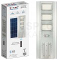 Lampa solarna LED 40W 3500lm 6500K panel fotowoltaiczny, pilot sterowania, czujnik ruchu barwa CW biała zimna V-TAC VT-30301ST