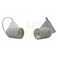 Lampa wisząca zwis sufitowy E27 betonowa biała