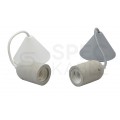 Lampa wisząca zwis sufitowy E27 betonowa biała