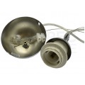 Lampa wisząca zwis sufitowy E27 chromowana pod klosz (z linką)