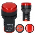 Lampka kontrolna sterownicza LED Czerwona 24V fi:22mm ADELID