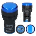 Lampka kontrolna sterownicza LED Niebieska 230V fi:22mm ADELID