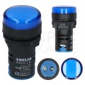 Lampka kontrolna sterownicza LED Niebieska 24V fi:22mm ADELID