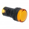 Lampka kontrolna sterownicza żółta LED fi:22 12V