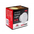 Lampka LED z czujnikiem ruchu PIR z magnesową obrotową podstawą 360° barwa CW biała ciepła MCE223 MACLEAN