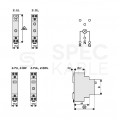 Lampka modułowa sygnalizacyjna (kontrolna) LED Zielona 1-fazowa 230V AC/DC EATON
