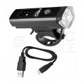 Lampka rowerowa przednia 400lm światło rowerowe USB NEO 91-005