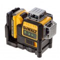 LASER LINIOWY 3-PŁASZCZYZNOWY 10,8V 2,0AH ZIELONA WIĄZKA DEWALT
