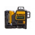 LASER LINIOWY 3-PŁASZCZYZNOWY 10,8V 2,0AH ZIELONA WIĄZKA DEWALT