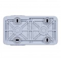 LEGRAND PLEXO Kompletne Gniazdo podwójne poziome natynkowe 2P+Z z klapką + puszka n/t IP55