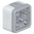 Legrand PLEXO Puszka natynkowa pojedyncza szara IP55
