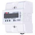 Licznik zużycia energii elektrycznej 3-fazowy 10/100A 4-modułowy z wyświetlaczem LCD ADELID