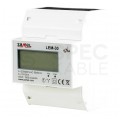 Licznik zużycia energii elektrycznej 3-fazowy 10/100A 4-modułowy z wyświetlaczem LCD ZAMEL