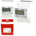 Licznik zużycia energii elektrycznej 3-fazowy 10/100A 4-modułowy z wyświetlaczem LCD ZAMEL
