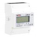 Licznik zużycia energii elektrycznej 3-fazowy 10/100A 4-modułowy z wyświetlaczem LCD ZAMEL