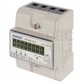 Licznik zużycia energii elektrycznej MID 3-fazowy 5/80A 4-modułowy z wyświetlaczem LCD ORNO