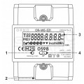 Licznik zużycia energii elektrycznej MID 3-fazowy 5/80A 4-modułowy z wyświetlaczem LCD ORNO