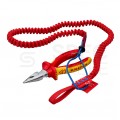 Linka zabezpieczająca przed upadkiem narzędzi do 1,5kg (1,5m) KNIPEX 00 50 01 T BK