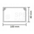 Listwa elektroinstalacyjna kanał kablowy BKK 100x40mm korytko z pokrywą KARTON=28m (14szt) NEKU