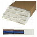 Listwa elektroinstalacyjna kanał kablowy BKK 20x10mm korytko z pokrywą KARTON=200m (100szt)
