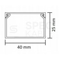 Listwa elektroinstalacyjna kanał kablowy BKK 40x25mm korytko z pokrywą NEKU