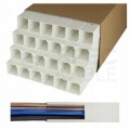 Listwa elektroinstalacyjna kanał kablowy BKK 40x40mm korytko z pokrywą KARTON=50m (25szt)