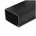 Listwa elektroinstalacyjna kanał kablowy BKK 60x40mm korytko z pokrywą NEKU czarny