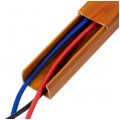 Listwa elektroinstalacyjna kanał kablowy MKE 11x15mm korytko z pokrywą AKS drewno jasne
