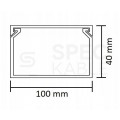 Listwa elektroinstalacyjna kanał kablowy STANDARD BKK 100x40mm korytko z pokrywą